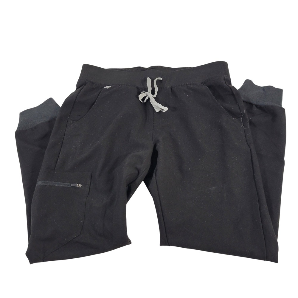 FIGS Zamora Technical Collection Scrub‎ Pants Black Size S P